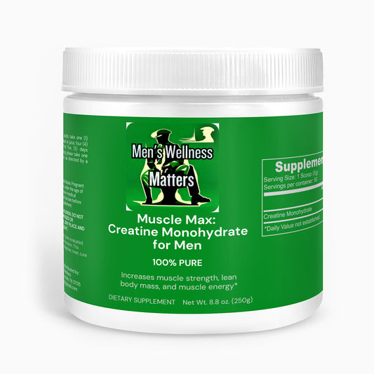 Muscle Max: Creatine Monohydrate for Men - Men's Wellness Matters