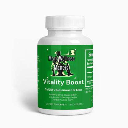 Vitality Boost: CoQ10 Ubiquinone for Men - Men's Wellness Matters