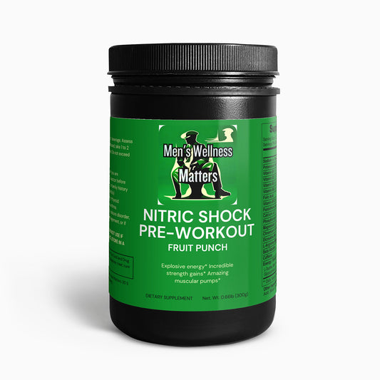 Nitric Shock Pre-Workout Powder - Men's Wellness Matters