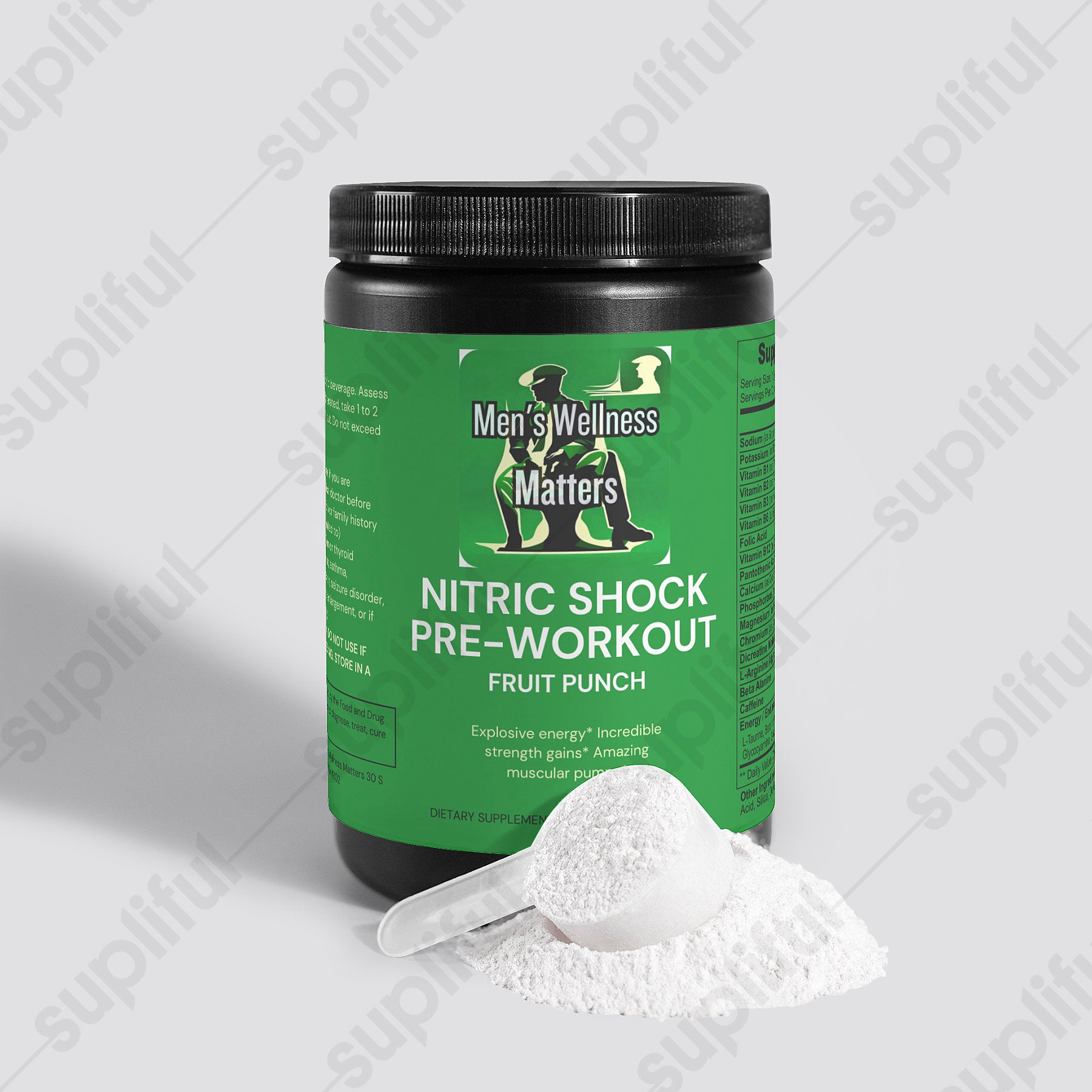 Nitric Shock Pre-Workout Powder - Men's Wellness Matters