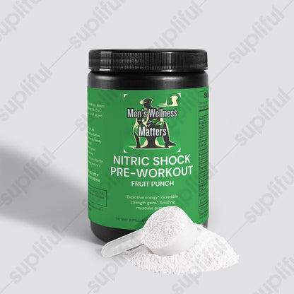 Nitric Shock Pre-Workout Powder - Men's Wellness Matters