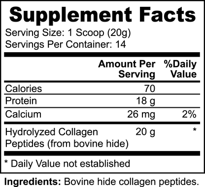 Grass-Fed Hydrolyzed Collagen Peptides - Men's Wellness Matters