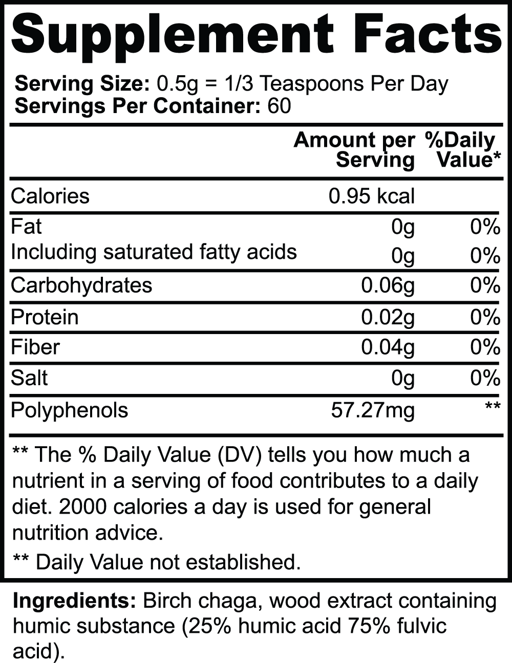 Birch Chaga Microbiome Wellness Powder - Men's Wellness Matters