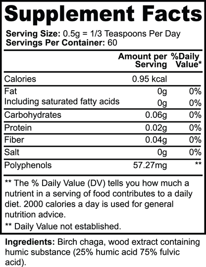 Birch Chaga Microbiome Wellness Powder - Men's Wellness Matters