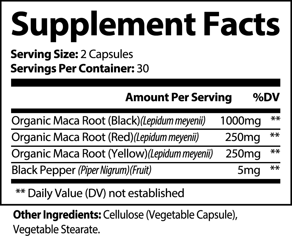 Maca Plus - Men's Wellness Matters