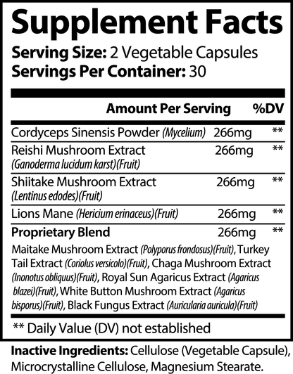 Mushroom Complex 10X - Men's Wellness Matters