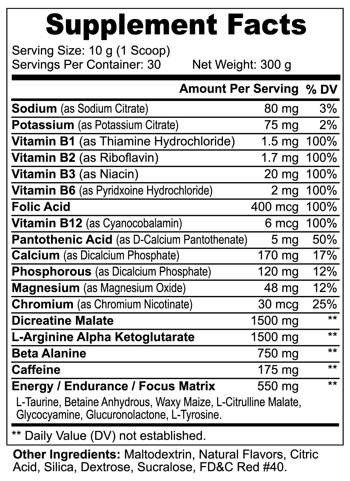 Nitric Shock Pre-Workout Powder - Men's Wellness Matters