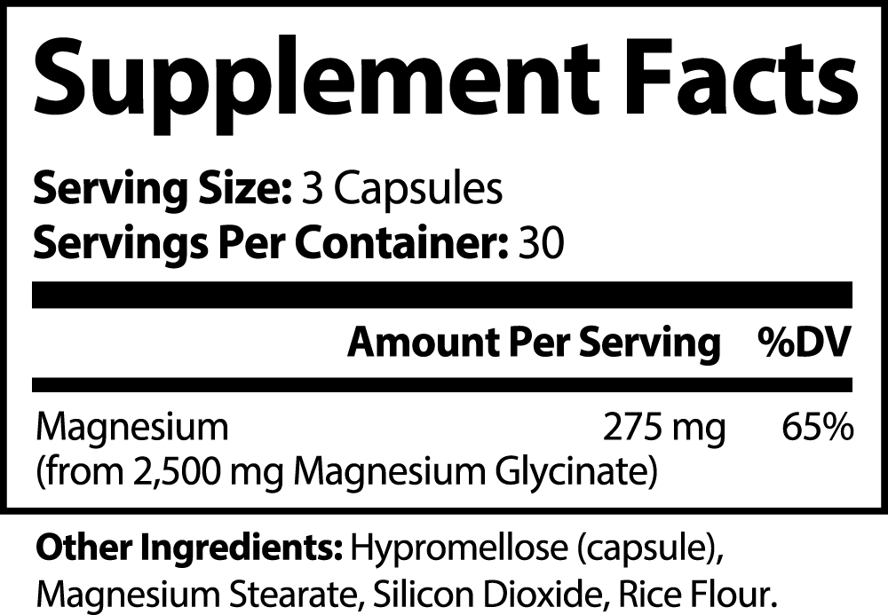 Magnesium Glycinate - Men's Wellness Matters