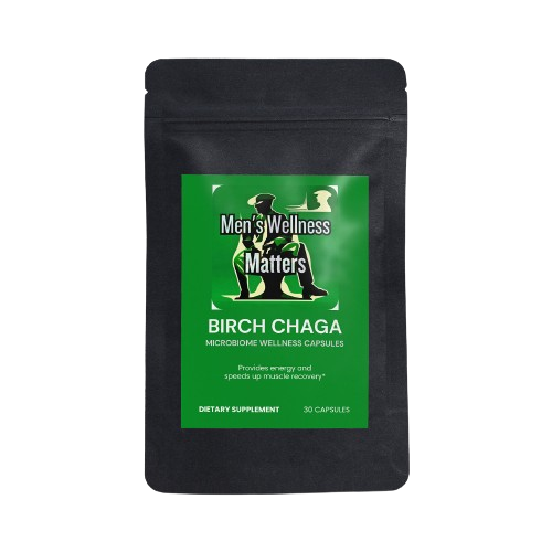 Birch Chaga Microbiome Wellness Capsules - Men's Wellness Matters