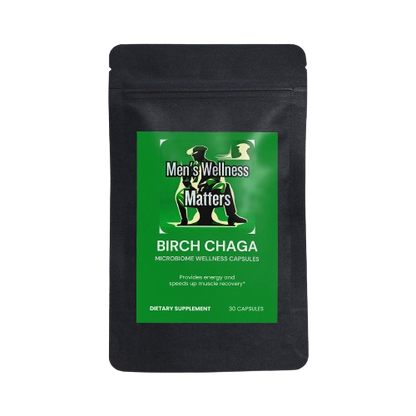 Birch Chaga Microbiome Wellness Capsules - Men's Wellness Matters