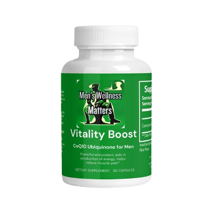 Vitality Boost: CoQ10 Ubiquinone for Men - Men's Wellness Matters